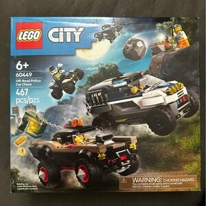 NWT 100% Authentic Lego City Off-Road Police Car Chase #60449